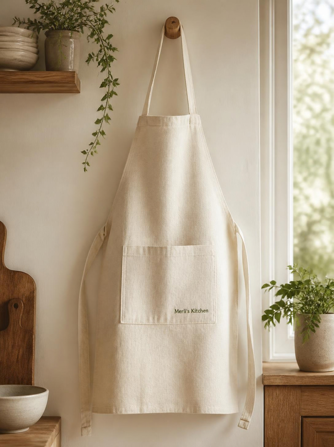 Custom Embroidered Kitchen Apron