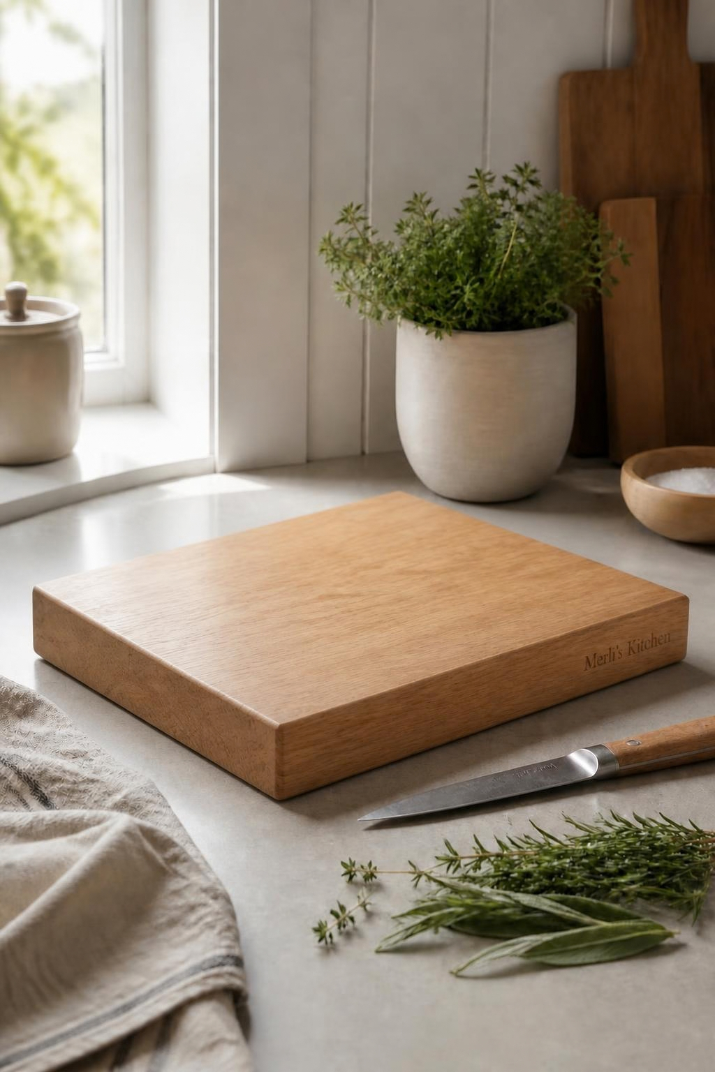 Personalized Engraved Wooden Cutting Board