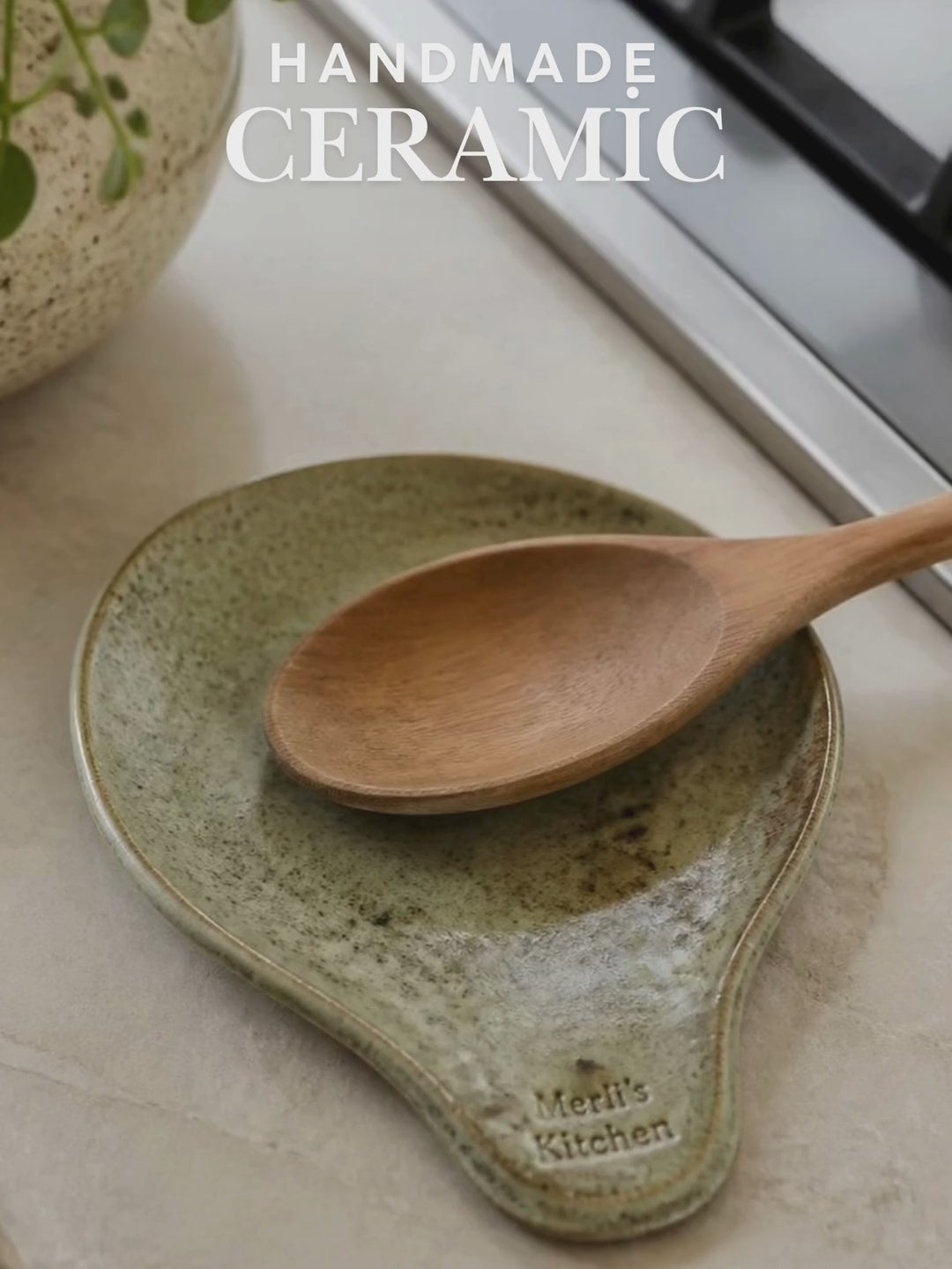 Handmade Ceramic Spoon Rest