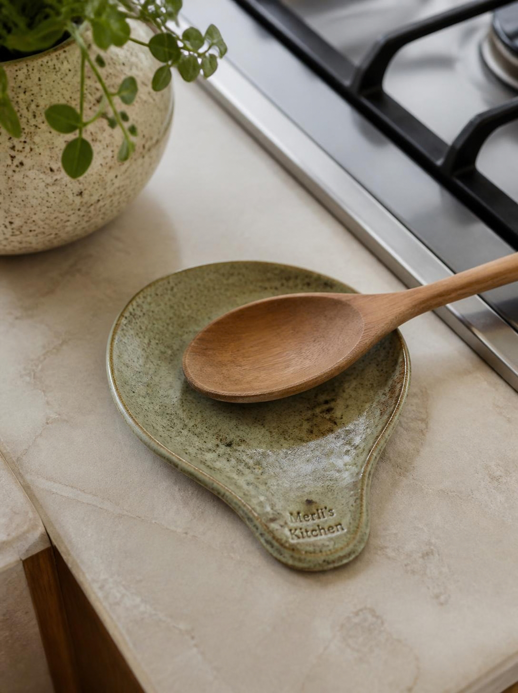 Handmade Ceramic Spoon Rest